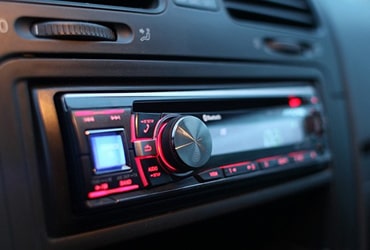 Used Radio and Amplifier Used Radio and Amplifier